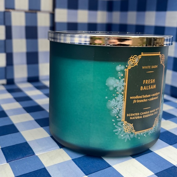 🌲FRESH BALSAM 3-Wick Bath & Body Works Candle - Picture 3 of 8